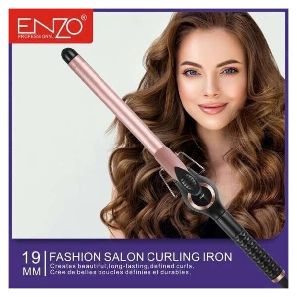 Enzo Boucleur cheveux – Boucleur Professionnel Céramique Tourmaline 19 mm