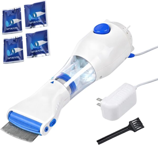 Aspirateur à poux professionnel, peigne électrique anti-poux,