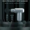 Pistolet de Massage ENZO EN-4802 avec 4 Têtes de Massage