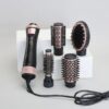 ENZO EN-756 OEM ODM Styler capillaire professionnel 4 en 1, lisseur, peigne, ions négatifs, brosse sèche-cheveux à air chaud rotative automatique