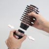 ENZO EN-756 OEM ODM Styler capillaire professionnel 4 en 1, lisseur, peigne, ions négatifs, brosse sèche-cheveux à air chaud rotative automatique