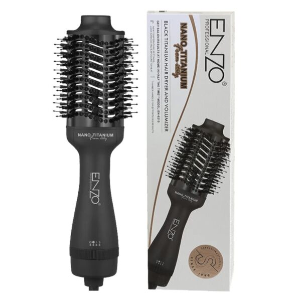 ENZO ProfessionnelleBrosse Volumisante 1500Wat Noir
