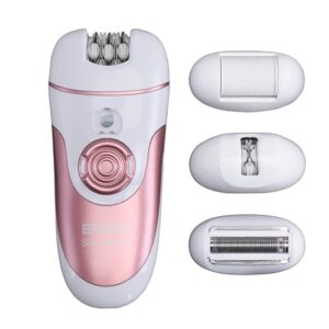 Épilateur 4En1 Sec Et Humide Aavec Brosse Nettoyante Et Stylo Facial Enzo EN-9561