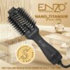ENZO ProfessionnelleBrosse Volumisante 1500Wat Noir