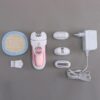 Épilateur 4En1 Sec Et Humide Aavec Brosse Nettoyante Et Stylo Facial Enzo EN-9561