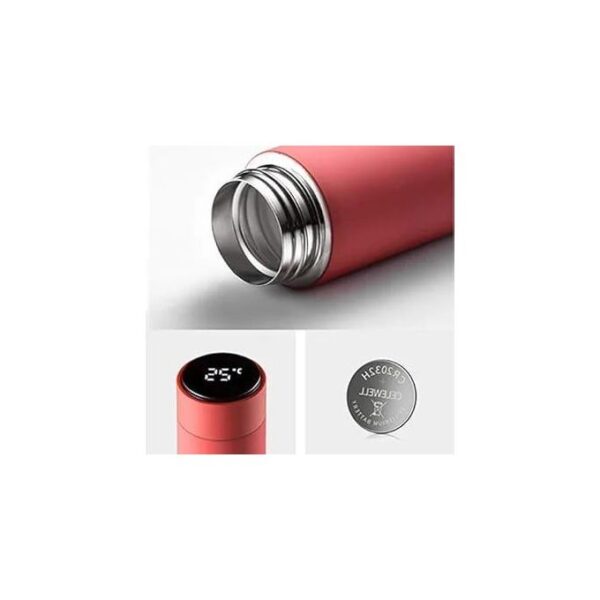 Thermos En Inox Pour Boissons Chaudes Et Froides Avec Écran LCD Tactile 380mL