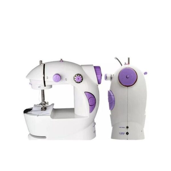 3 (1) Mini Machine À Coudre Portable Double Vitesse SM-201