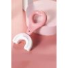 Brosse à dent rose pour enfant en silicone