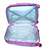 Valise trolley 4 roues 1378 cm en polycarbonate, polyester et ABS pour enfants - 18 pouces