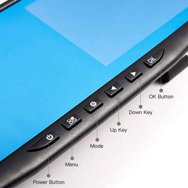 Rétroviseur et Caméra de voiture avant FHD 1080P 4.3P