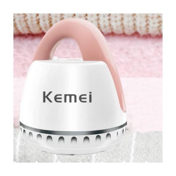 Rasoir Anti-Bouloche Rechargeable Haute Efficacité Avec Nettoyeur Textile Pour Vêtements Et Tissus Kemei KM-158
