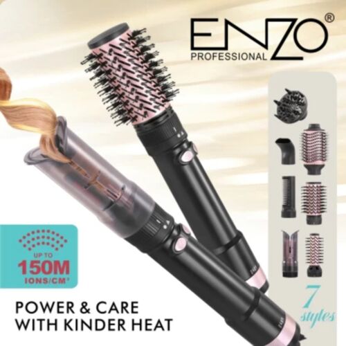Kit De Coiffage Professionnel 7En1 À 3Réglage De Température Enzo EN-760